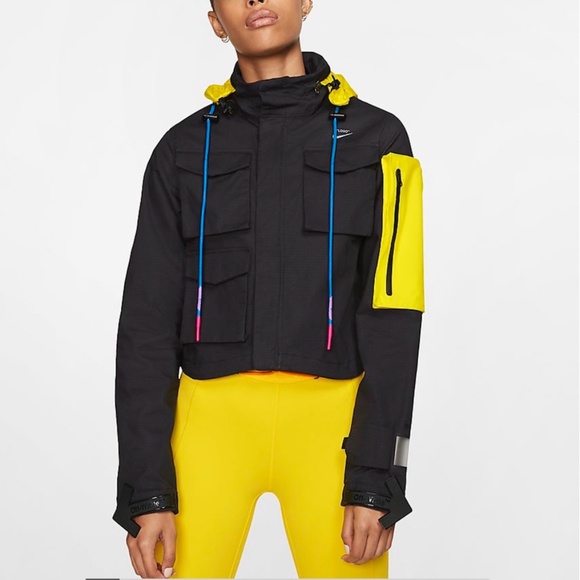 Off-White x NIKE NRG HOODED Women's Running JACKET - Picture 6 of 6